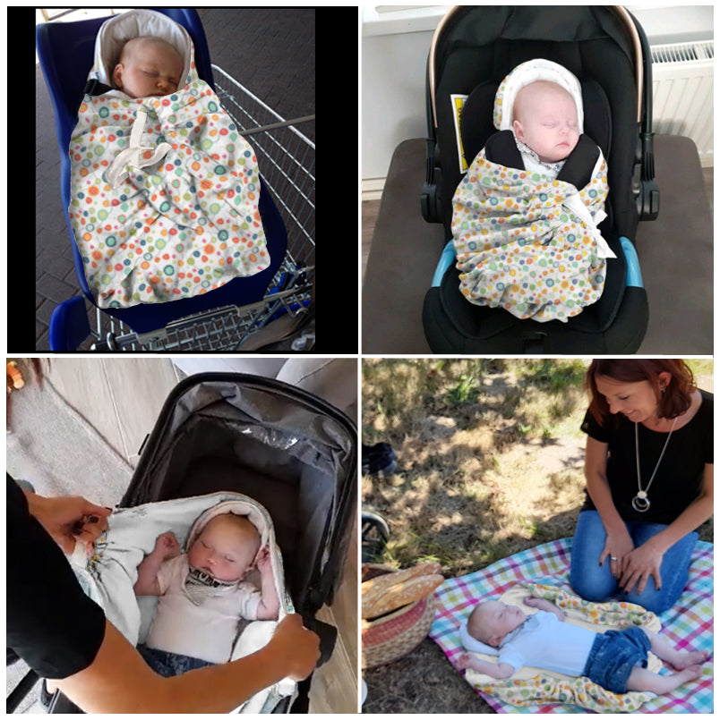 Baby Buttons | Snugglebundl | 100% Organic Cotton